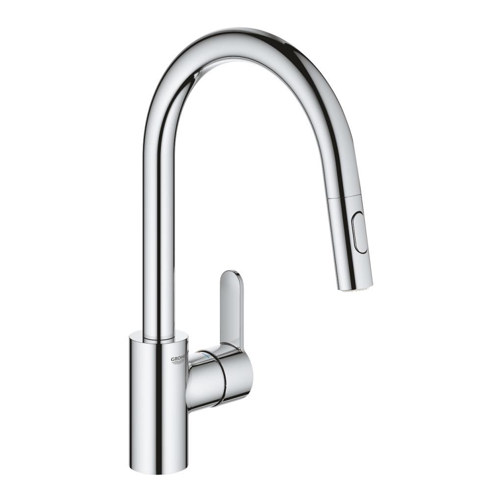 Смеситель для мойки GROHE EUROSTYLE COSM вытяжной излив 3/8 31482003