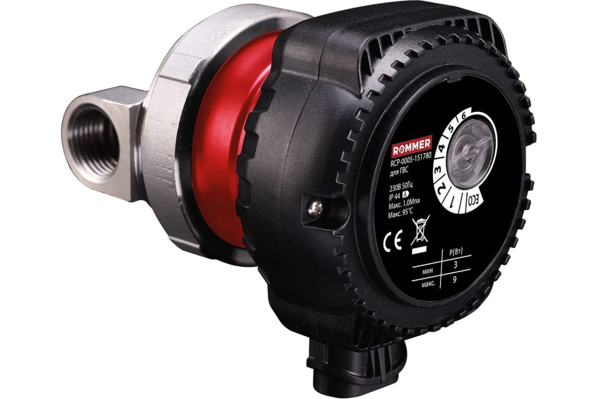 Циркуляционный насос ROMMER Profi для ГВС