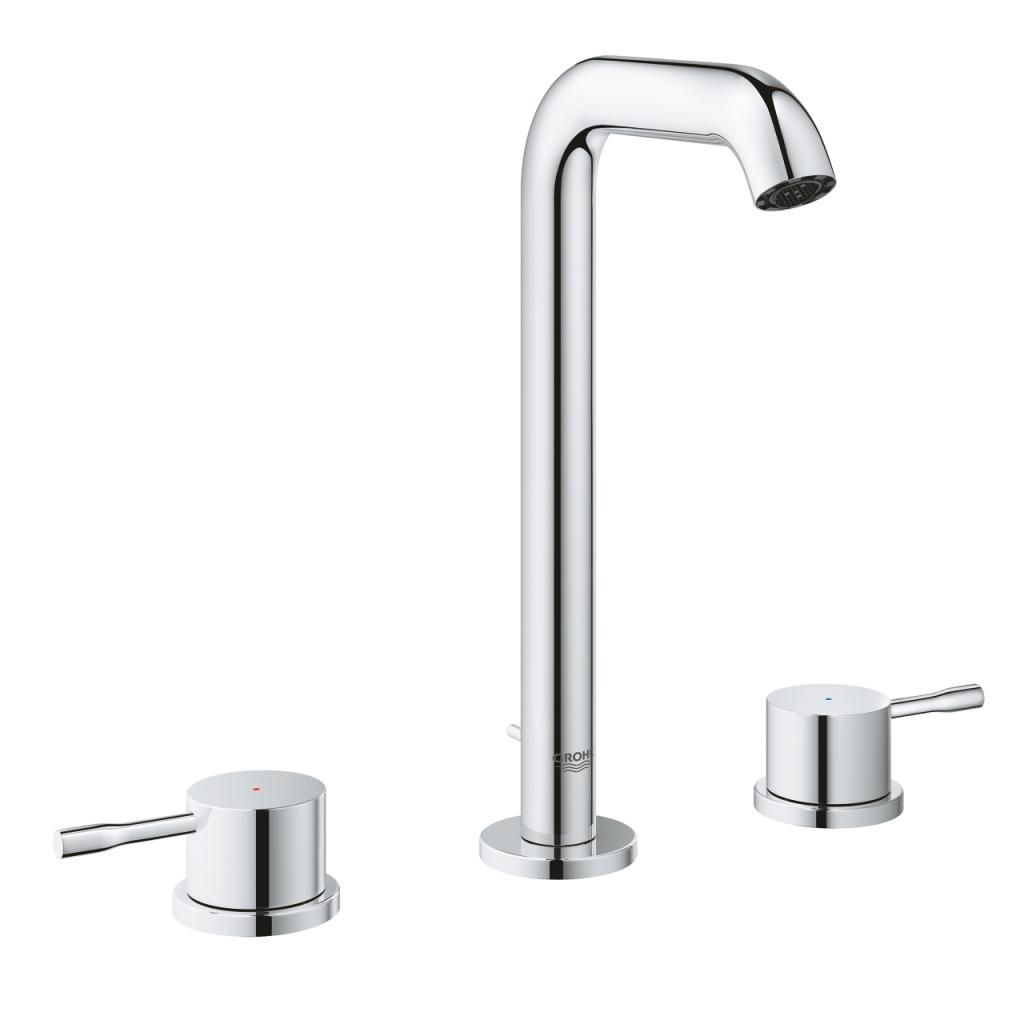 Смеситель для умывальника GROHE ESSENCE на 3 отверстия, донный клапан 3/8 20299001