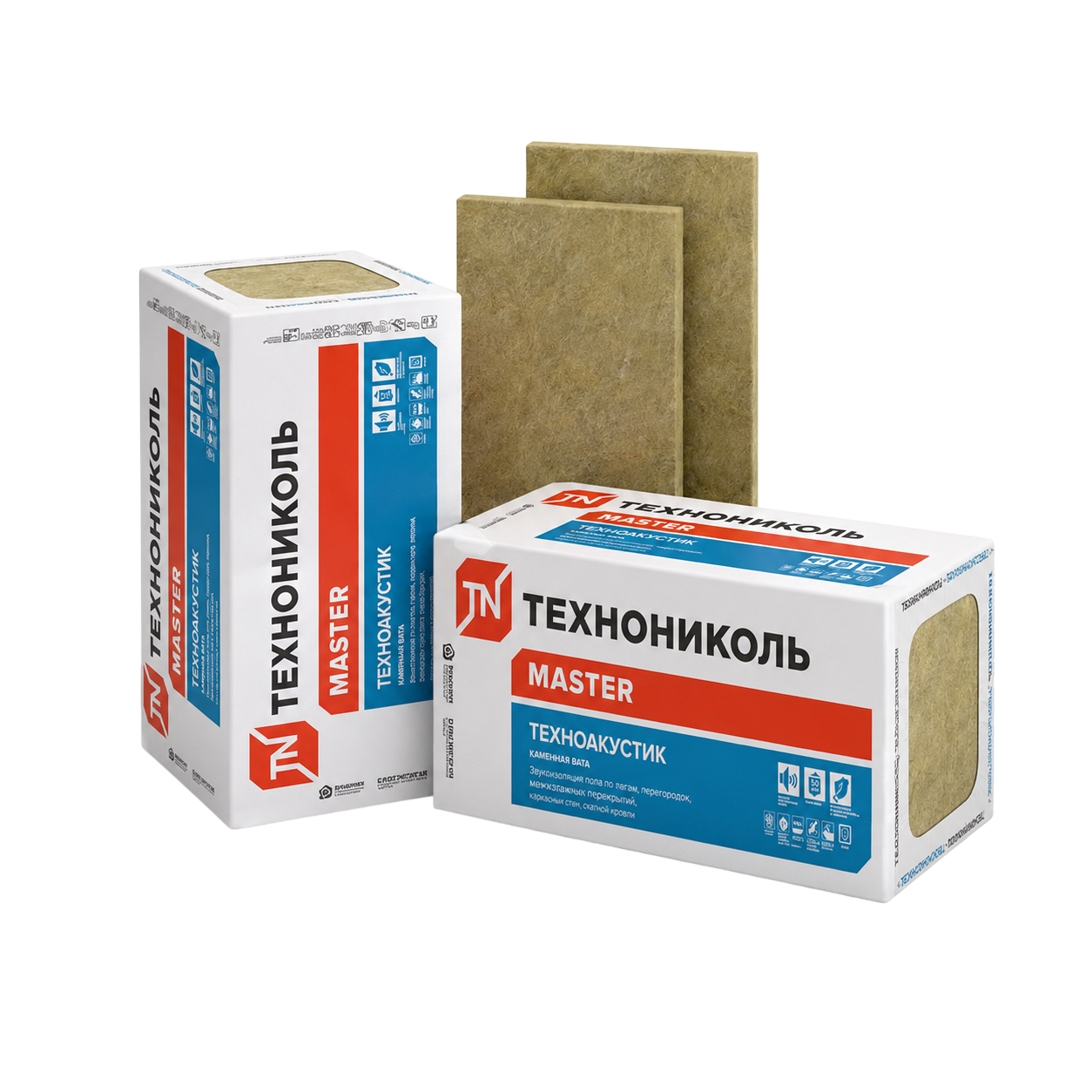 Утеплитель ТехноНИКОЛЬ Техноакустик 1200*600*50 мм 12 плит