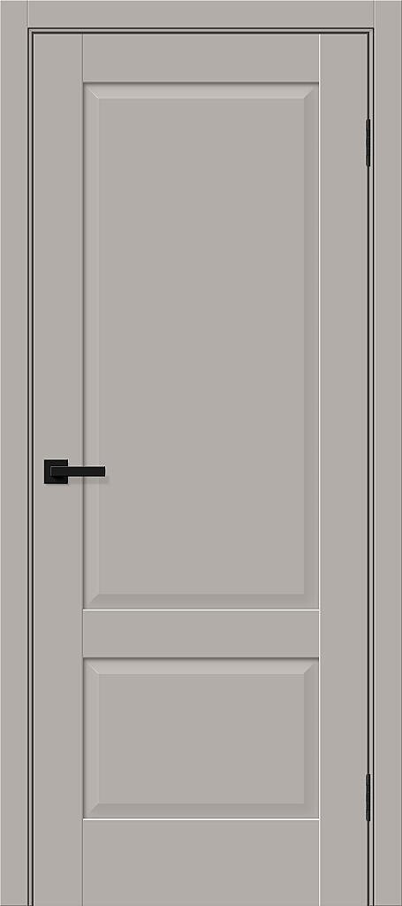 Дверь межкомнатная полотно Прима-12 пэт Grey Silk 2000x600 мм