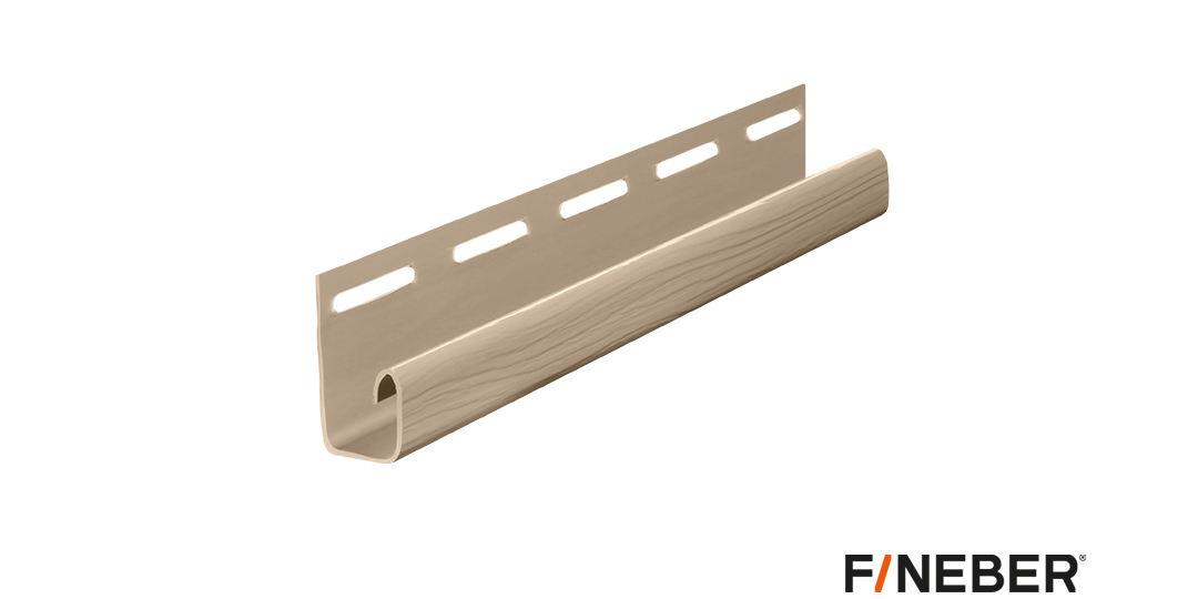 Профиль для сайдинга Fineber J-профиль CLASSIC COLOR Слоновая кость