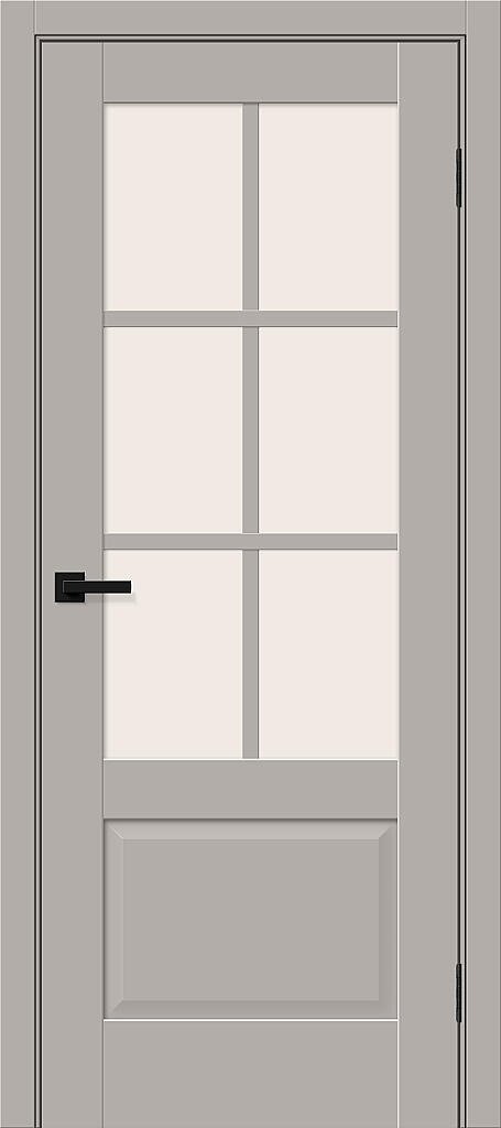 Дверь межкомнатная полотно Прима-13.0.1 пэт Grey Silk 2000x700 мм