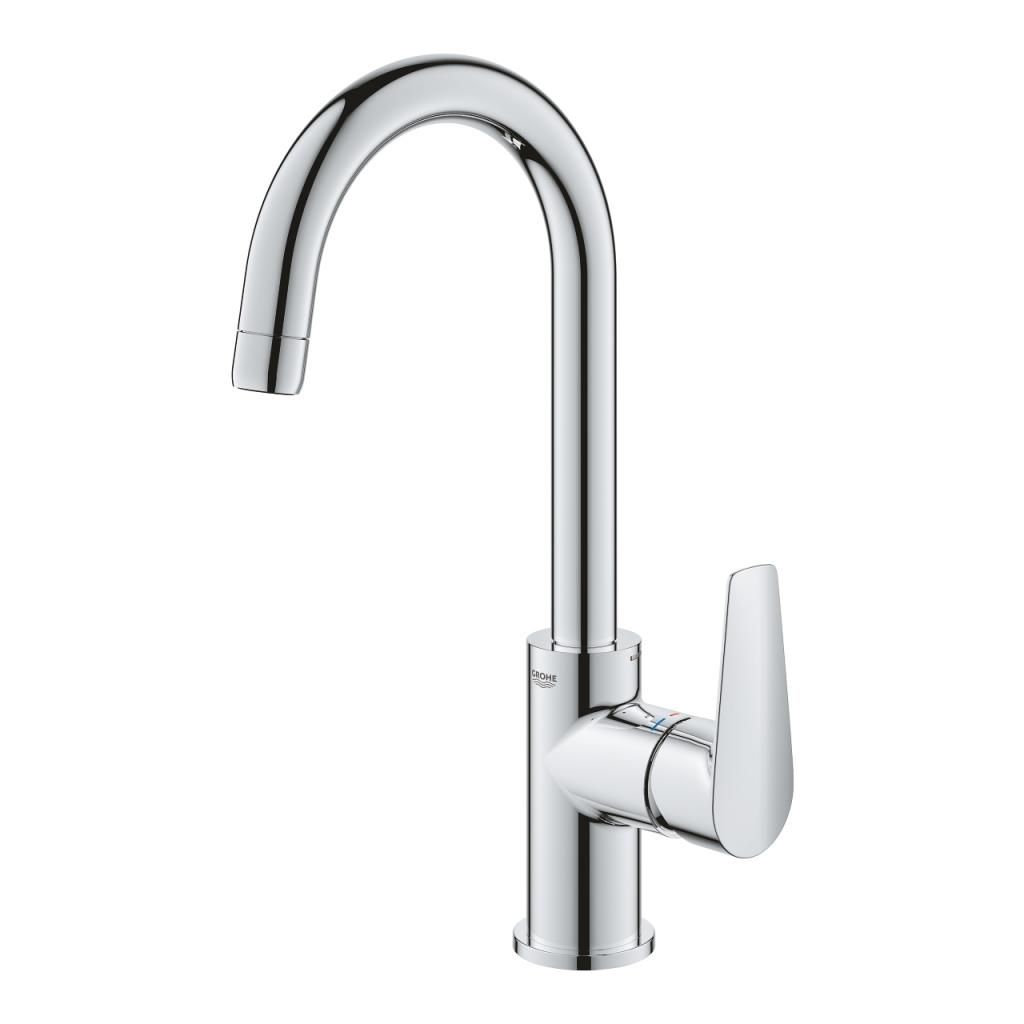 Смеситель для умывальника GROHE START EDGE донный клапан 3/8 23776001 - фото 4