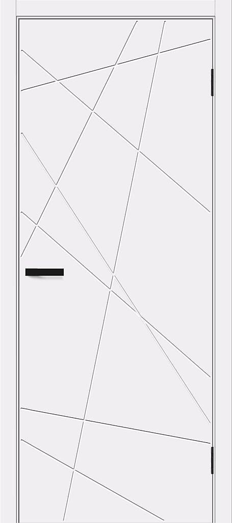 Дверь межкомнатная полотно Граффити-5.Д винил White Pro 2000x600 мм