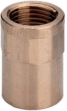 Муфта паяная Viega 94270G, 28x1 1/4", бронза, под пайку с внутренней резьбой