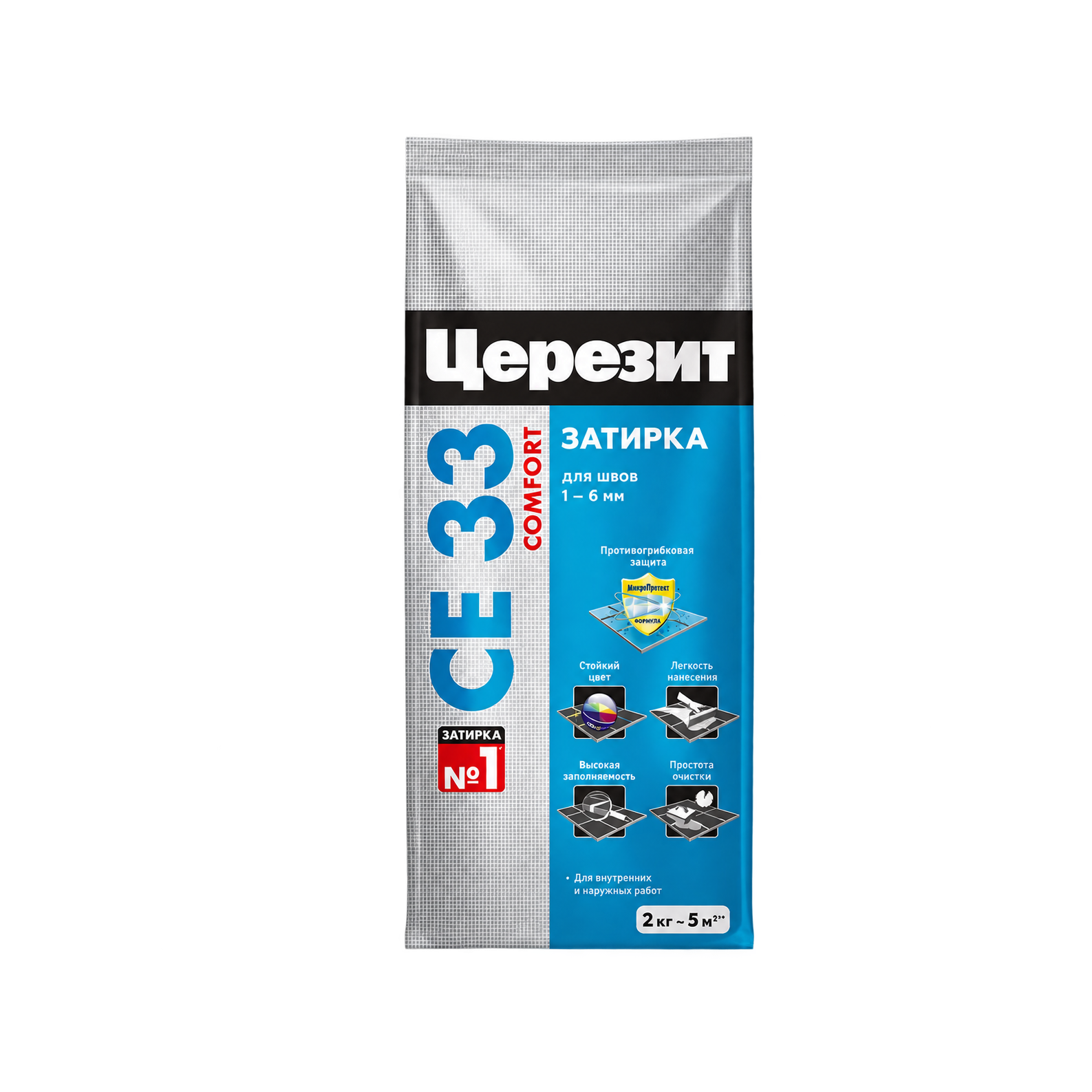 CERESIT ПЛИТКИ Затирка для СЕ 33 Comfort No46 Карамель 2 кг