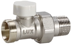 Клапан радиаторный прямой Luxor Easy 1/2" под ЕК