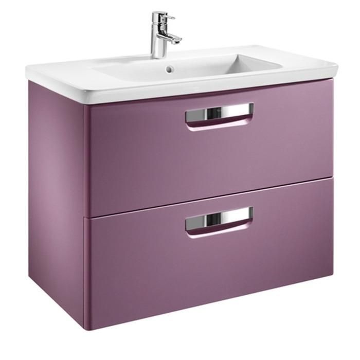 Тумба ROCA THE GAP 80 фиолетовая без умывальника подвесная ZRU9302740