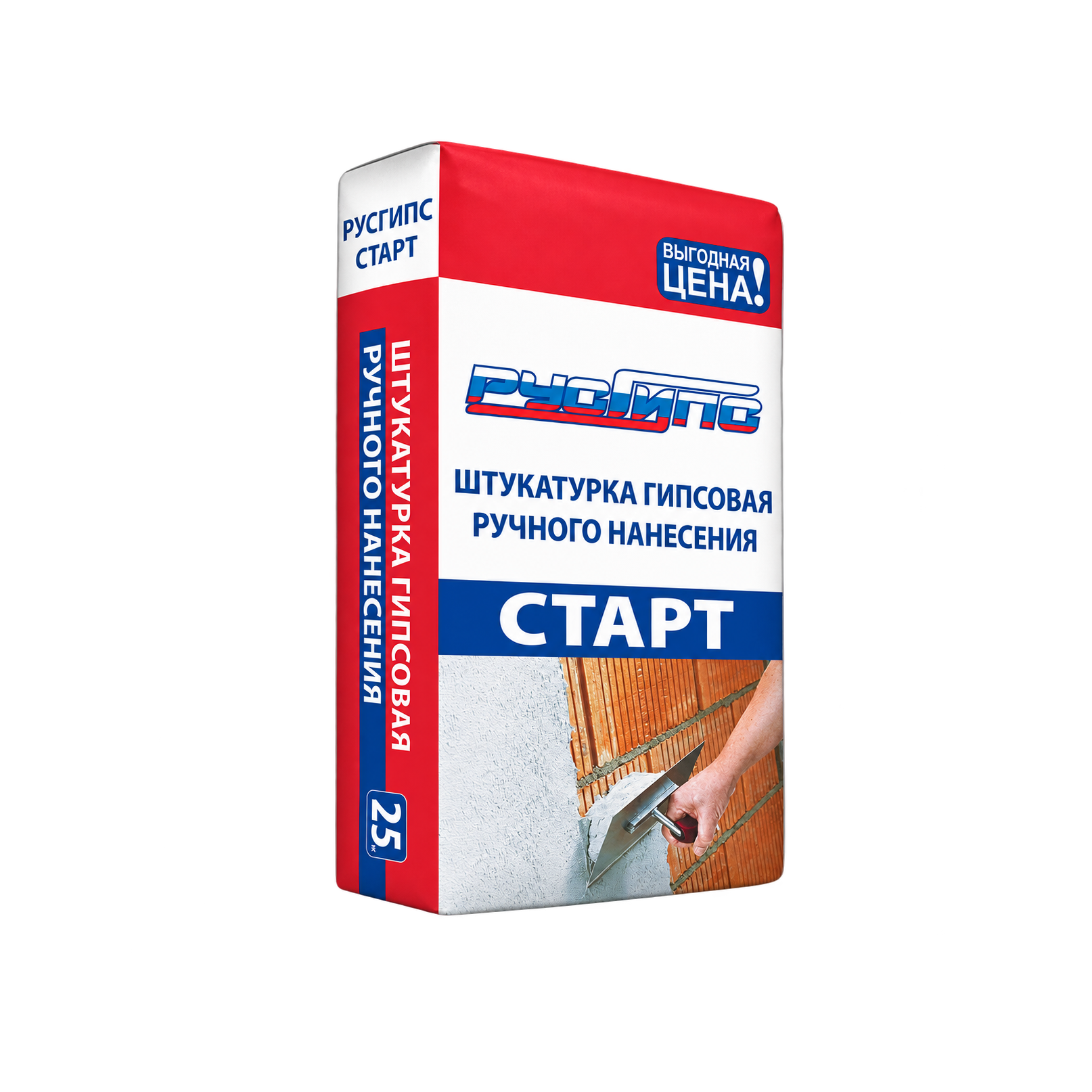 РУСГИПС СТ Штукатурка гипсовая ручного нанесения
