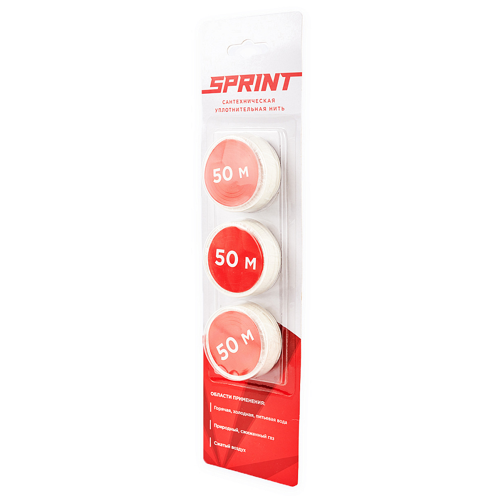Уплотнительная нить Sprint набор катушек 3х50м