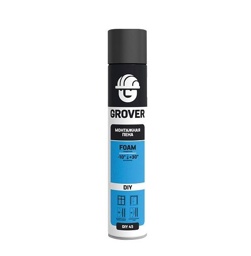 Монтажная пена GROVER GF65 профессиональная 875 мл