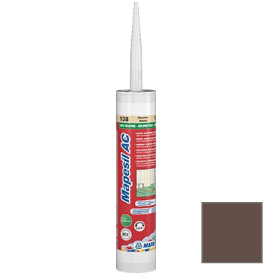 Герметик силиконовый Mapei MAPESIL AC 144 шоколад, 310 мл