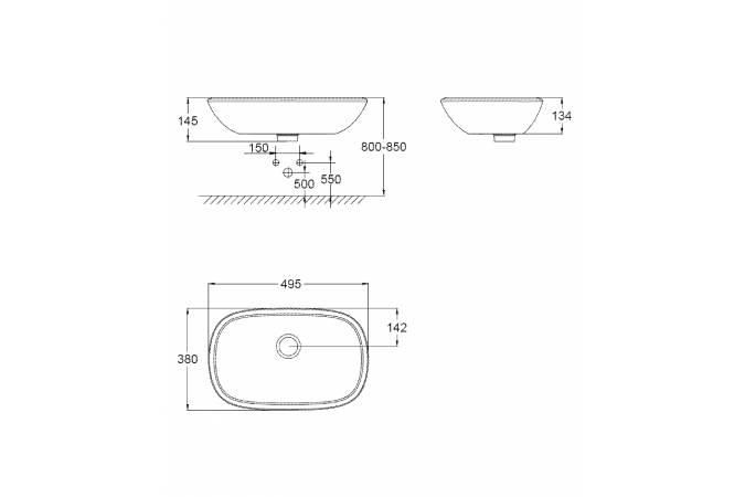 Умывальник мебельный GROHE EUROSTYLE 50 39216000 - фото 2