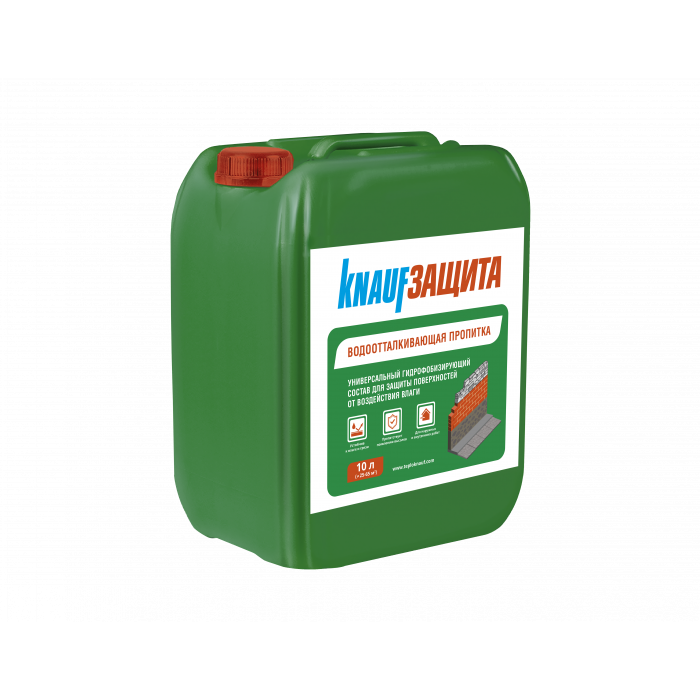 Пропитка водоотталкивающая KNAUF Защита 10 л, 10 кг