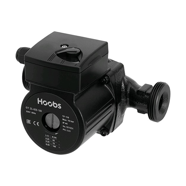 Насос циркуляционный CT 25-60S 180мм 100Вт 1x230В 50Гц (с гайками) Hoobs