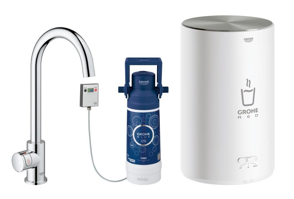 Смеситель для мойки GROHE RED II MONO с бойлером 4л. 30085001 - фото 2