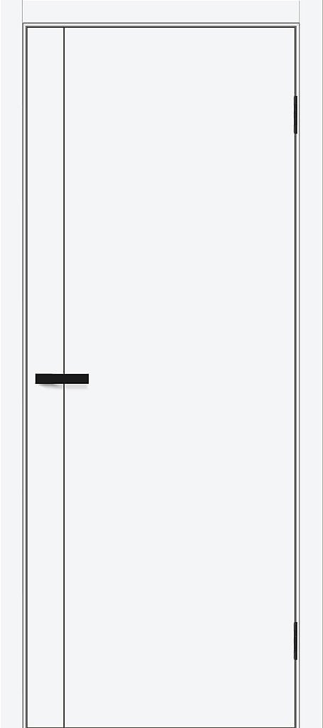 Дверь межкомнатная полотно Браво-0.10.П пэт White Silk 2300x600 мм