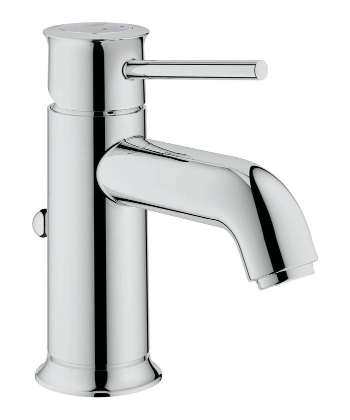 Смеситель для умывальника GROHE BAUCLASSIC донный клапан 3/8 23161000