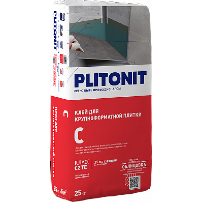 PLITONIT ОБЛИЦОВКИ Клей для С, 25 кг
