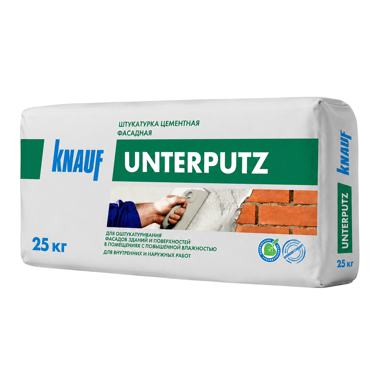 KNAUF УНТЕРПУТЦ Штукатурка цементная фасадная 25 кг