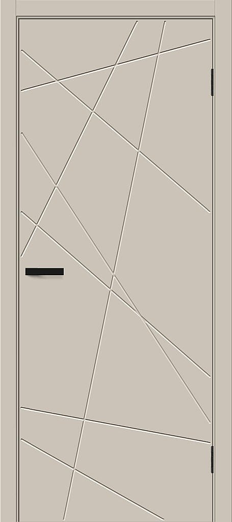 Дверь межкомнатная полотно Граффити-5.Д.П пэт Cream Silk 2000x800 мм