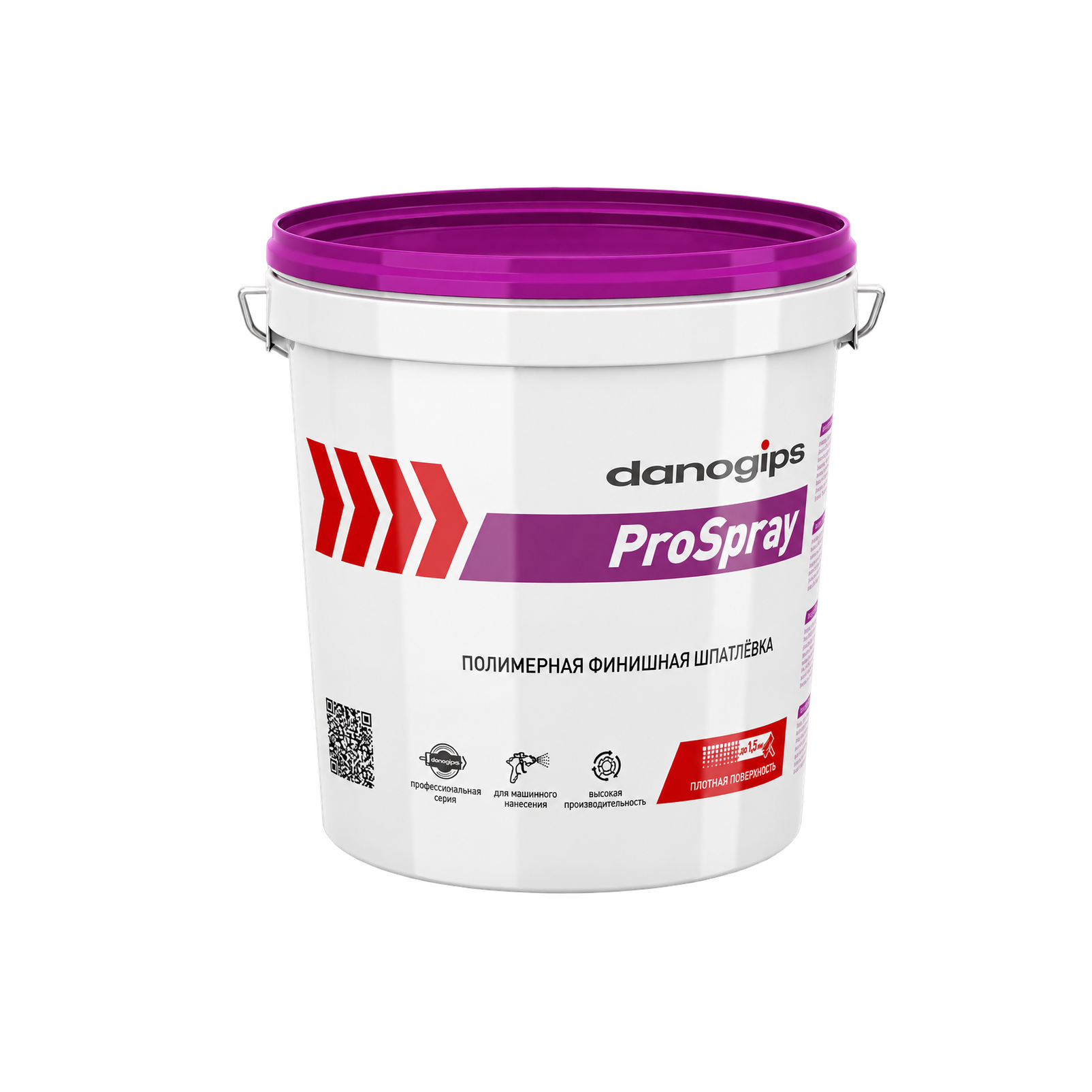DANOGIPS PROSPRAY Шпатлевка / Проспрей полимерная финишная 15 л / 25 кг