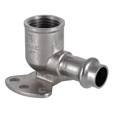 Водорозетка из нержавеющей стали Valtec 12x1/2"