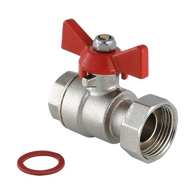 Кран шаровой с накидной гайкой Valtec 3/4"x1", внутренняя-внутренняя резьба