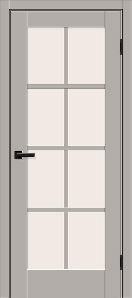 Дверь межкомнатная полотно Прима-11.1 пэт Grey Silk 2000x600 мм