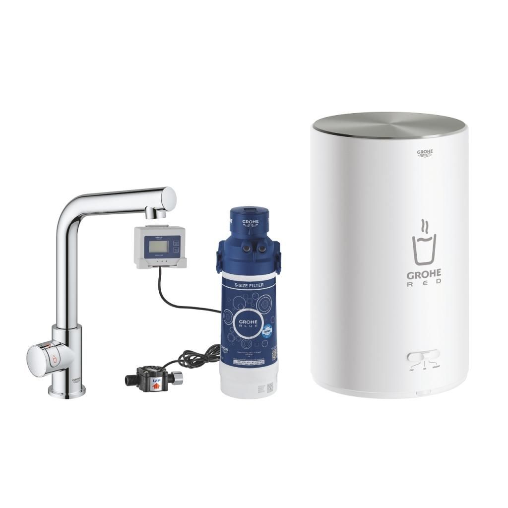 Смеситель для мойки GROHE RED II MONO с бойлером 3л. 30339001