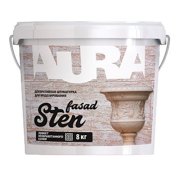 AURA DEKOR STEN FASAD Декоративная штукатурка для моделирования 8 кг