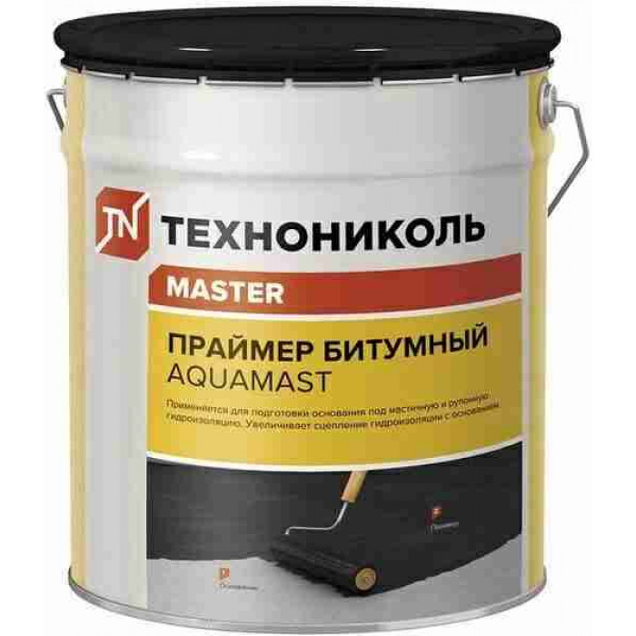 Праймер битумный ТехноНИКОЛЬ AquaMast 18 л, 16 кг