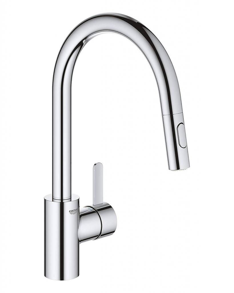 Смеситель для мойки GROHE EUROSMART COSM вытяжной излив 3/8 31481001