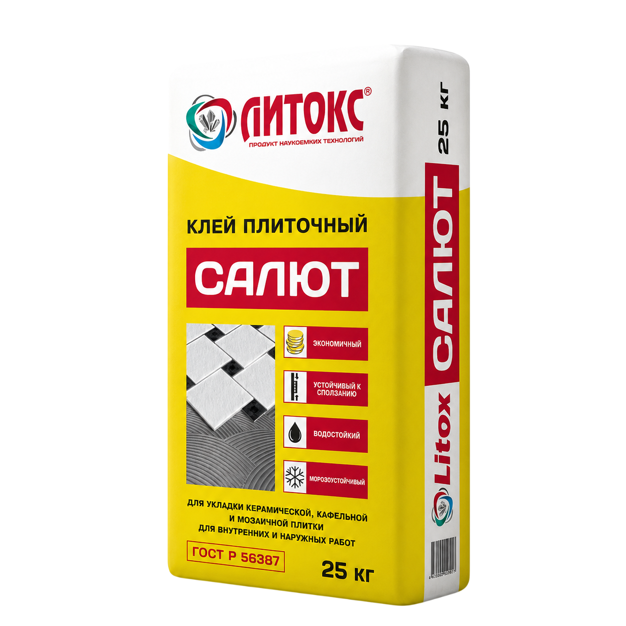 ЛИТОКС САЛЮТ Клей плиточный 25 кг