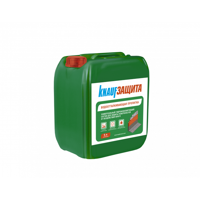 Пропитка водоотталкивающая KNAUF Защита 5 л, 5 кг