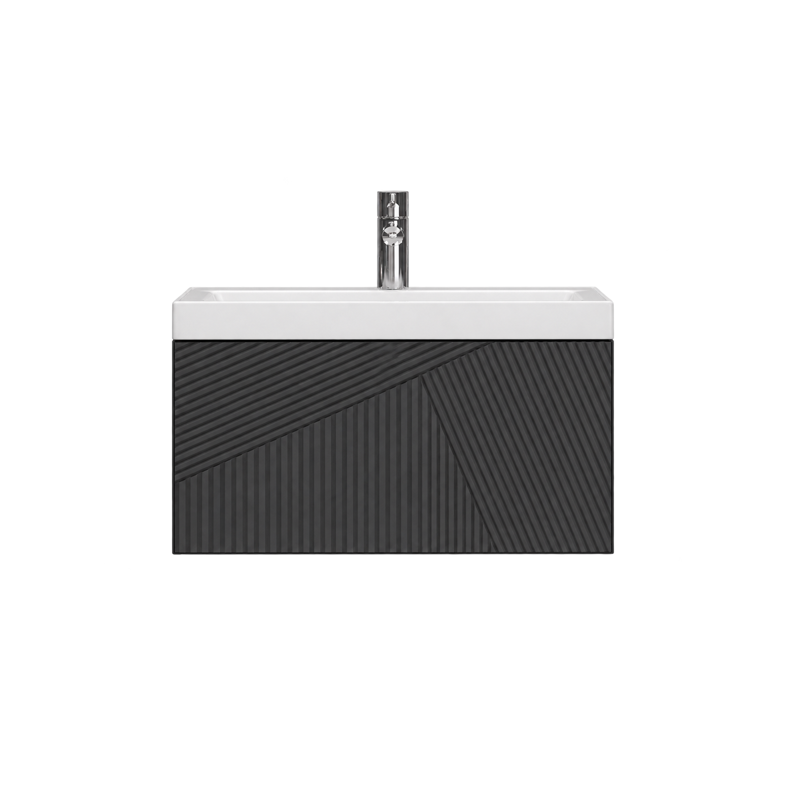 Тумба VELVEX EDGE 70 подвесная графит без чаши tpEDG.70.1Y-21