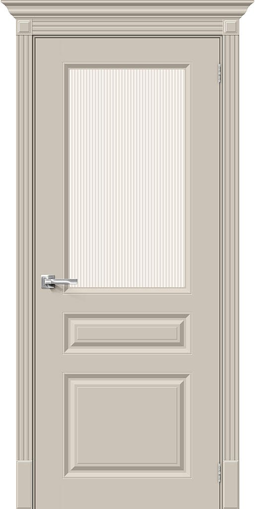 Дверь межкомнатная полотно Скинни-15.1 эмаль Creamy 2000x600 мм - фото 2