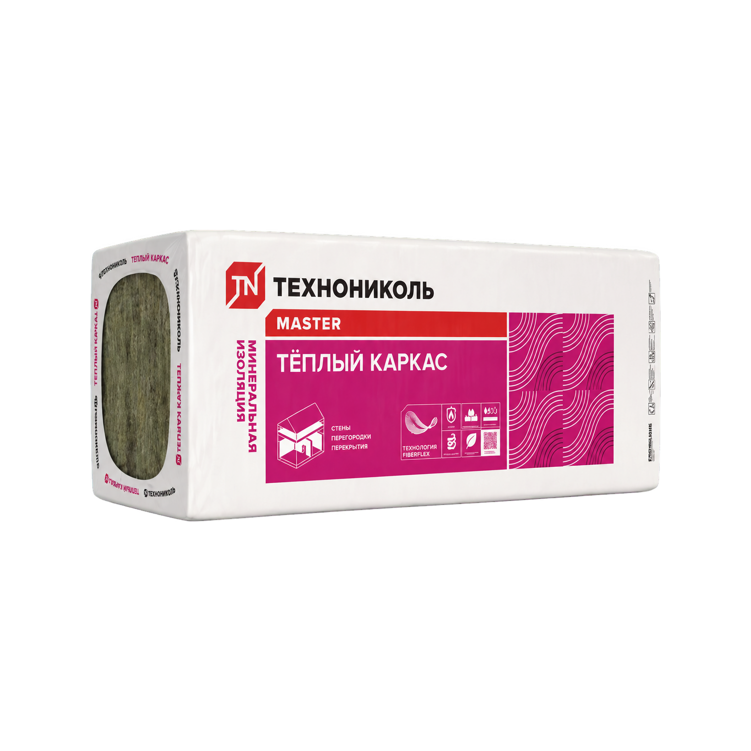 Утеплитель ТН СВ 37 PN Теплый каркас 1200*610*100 мм 5 плит