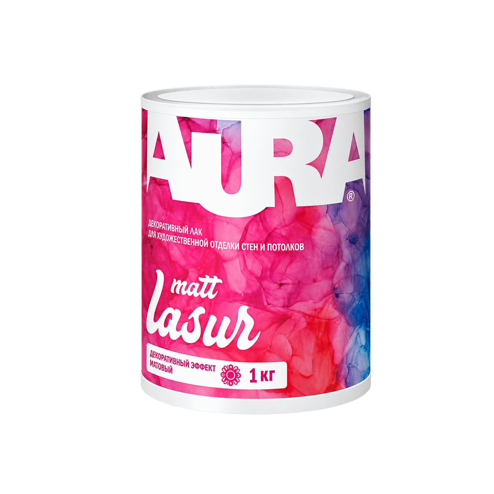 Декоративный лак для художественной отделки Aura Dekor Lasur Matt 1 кг