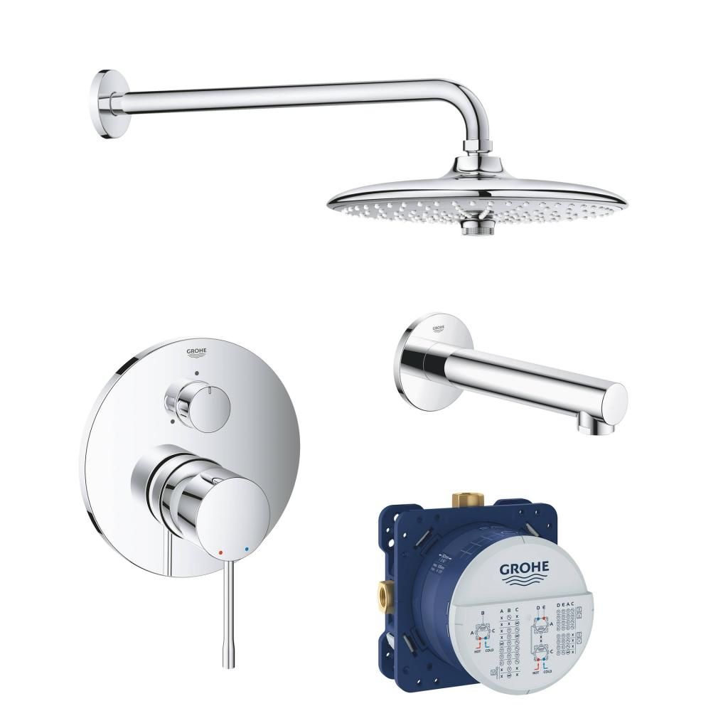 Комплект для ванны GROHE Essence встраиваемый 119697