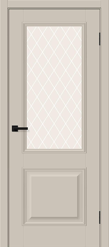Дверь межкомнатная полотно Классик-13 пэт Cream Silk 2000x800 мм