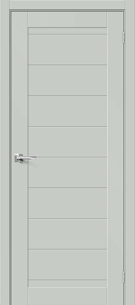 Дверь межкомнатная полотно Браво-21 эмалит Grey Matt 2000x600 мм