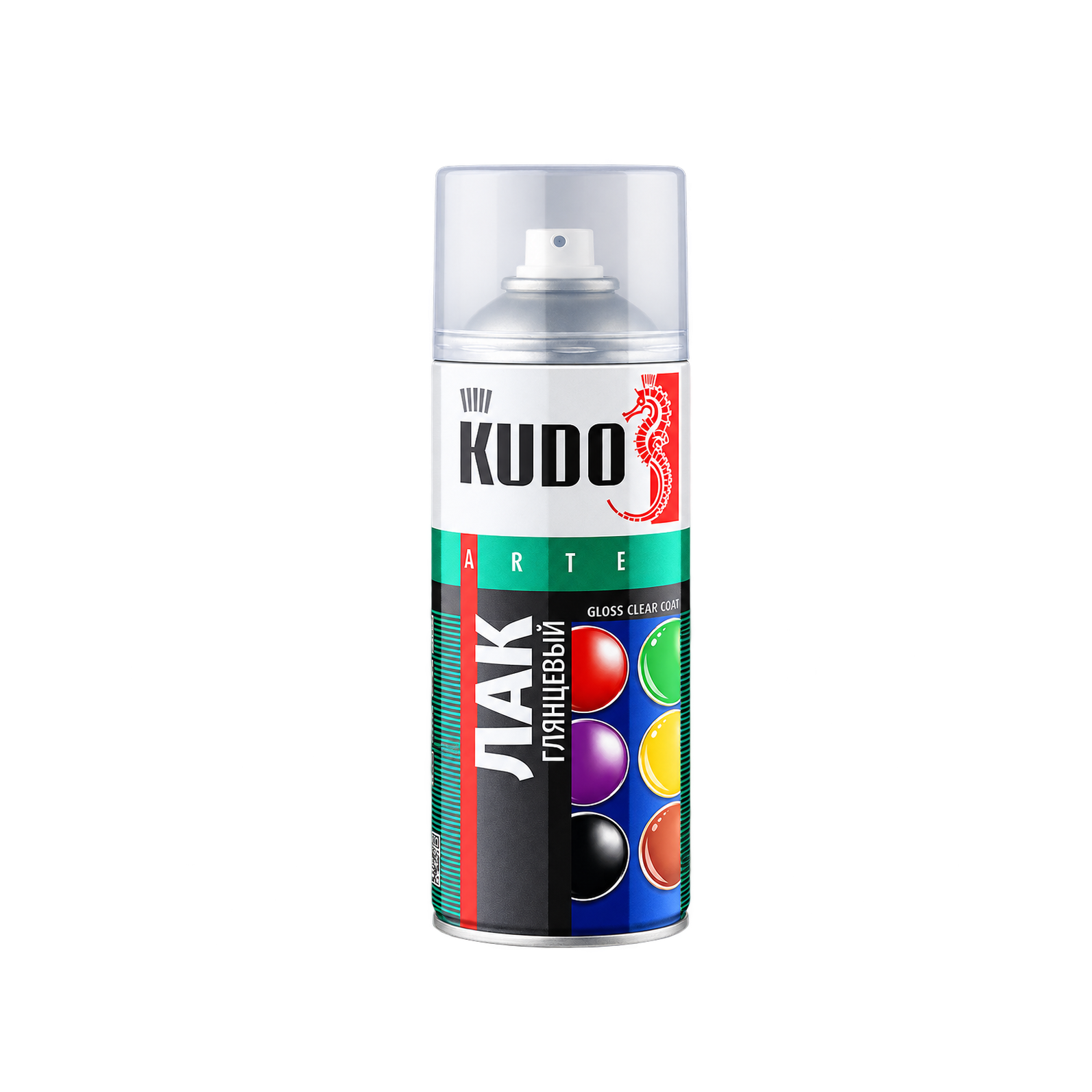 Лак универсальный акриловый KUDO No9002 глянец, 520 мл