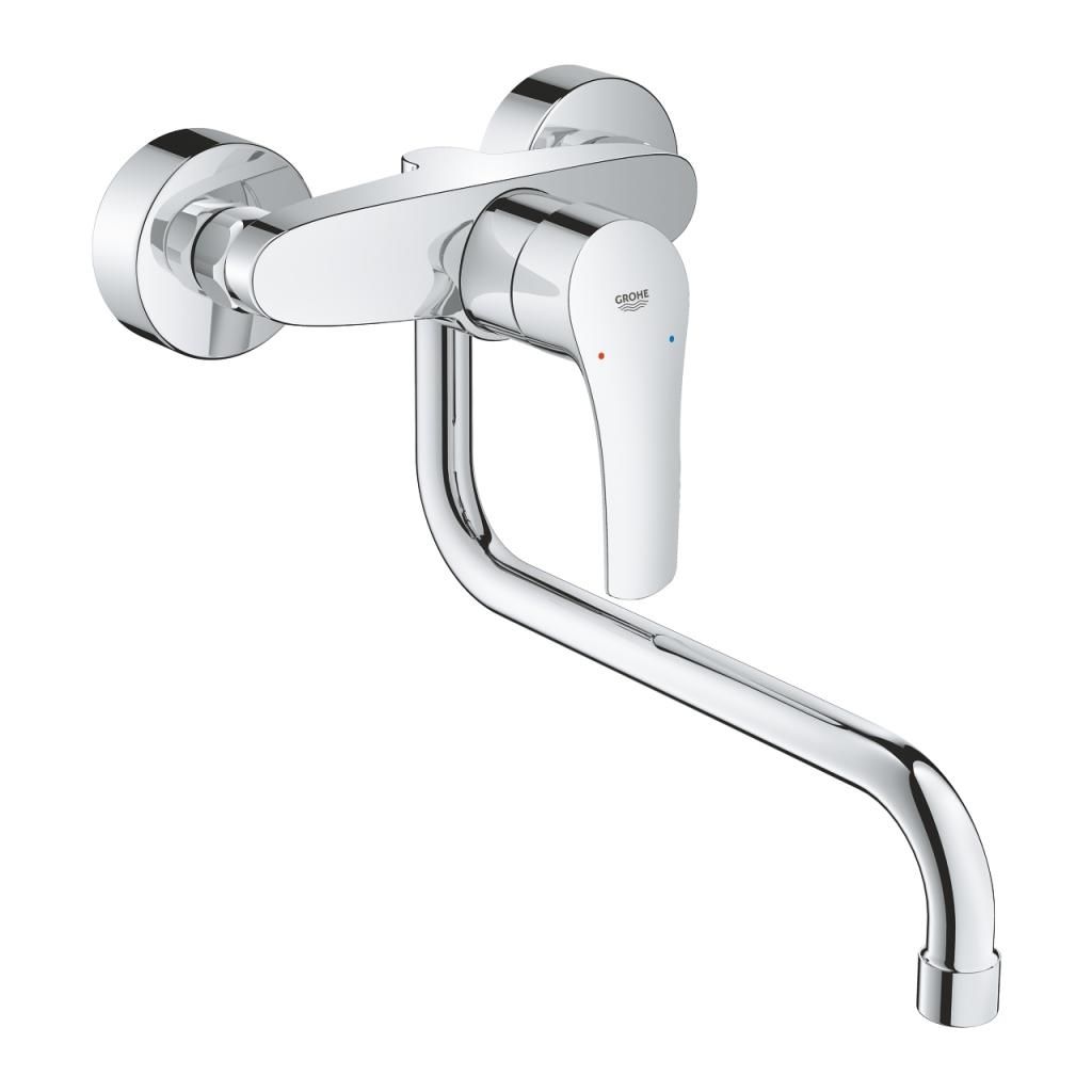 Смеситель для мойки GROHE EUROSMART настенный 32224003