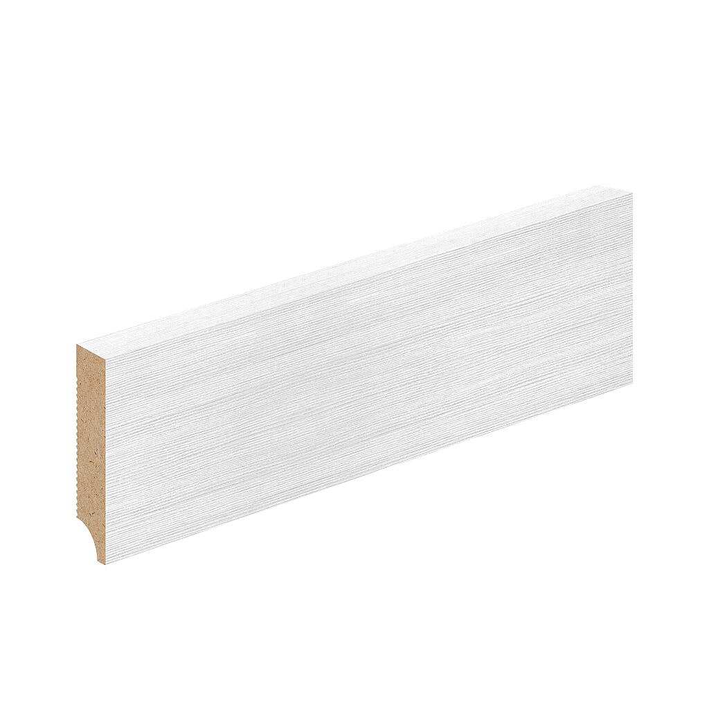 Плинтус ЭКО Snow Melinga МДФ S-70.16 2400x70x16 мм