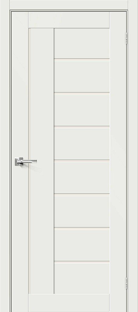 Дверь межкомнатная полотно Браво-29 эмалит White Matt 2000x800 мм
