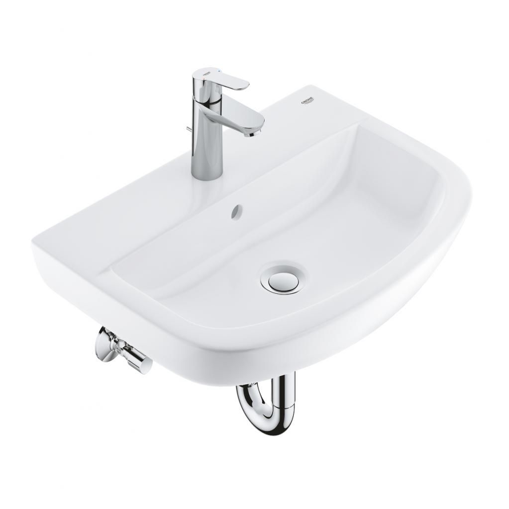 Чаша GROHE Bau Ceramic 55*38,6 с отверстием под перелив со смесителем 39471000