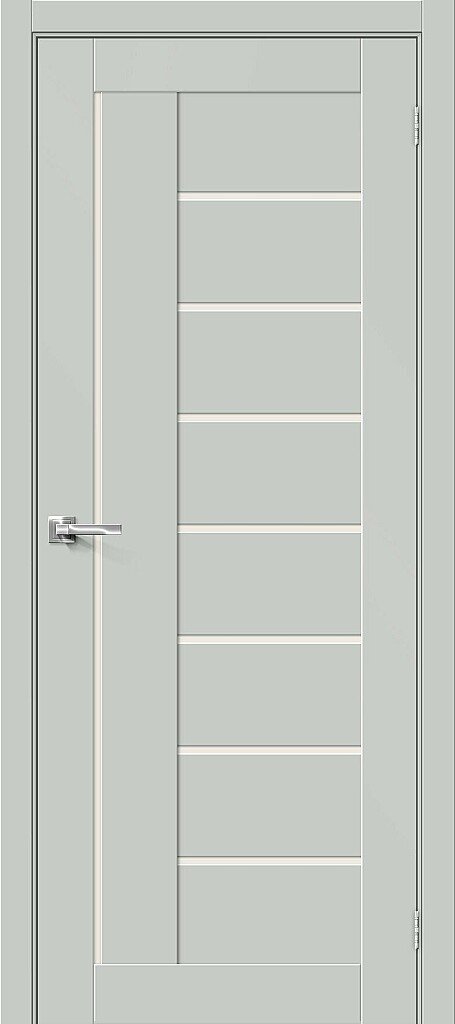 Дверь межкомнатная полотно Браво-29 эмалит Grey Matt 2000x700 мм