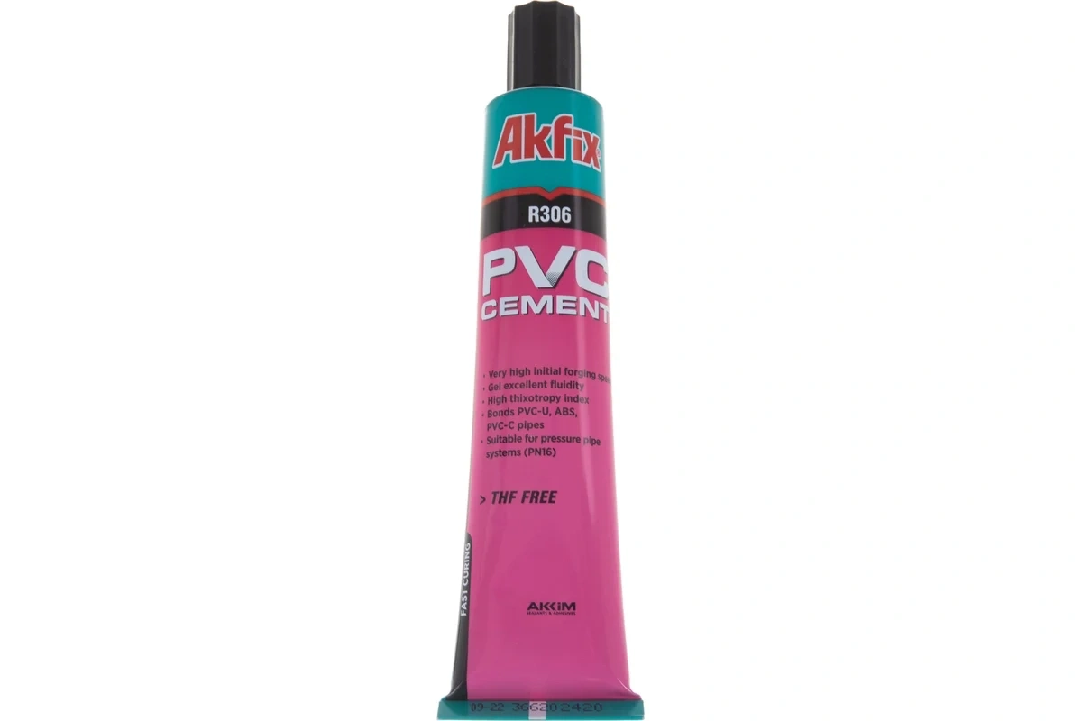 Клей для ПВХ Akfix R306, 50 г, 0,05 кг